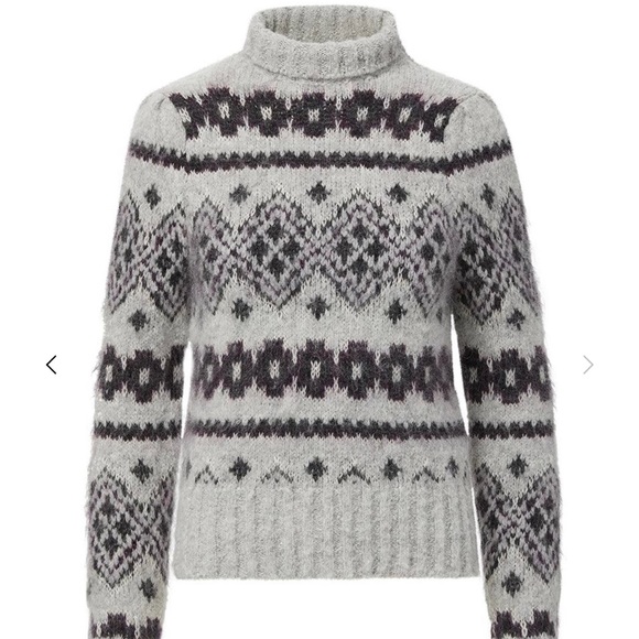 NWT - VERONICA BEARD - CHIANA FAIR ISLE SWEATER - Picture 8 of 8